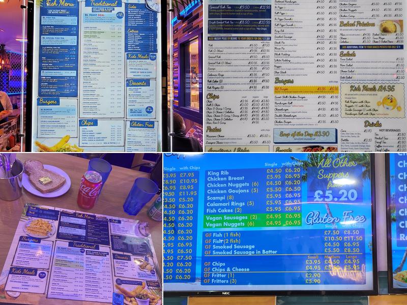 Blue Lagoon Fish & Chips (Stirling) Menu