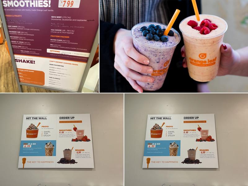 Orange Leaf Menu