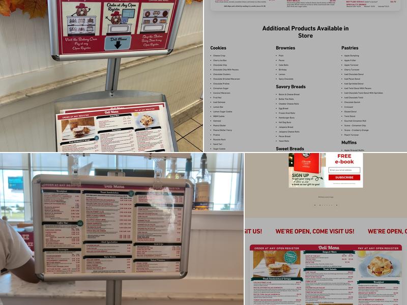 Collin Street Bakery Main store Menu