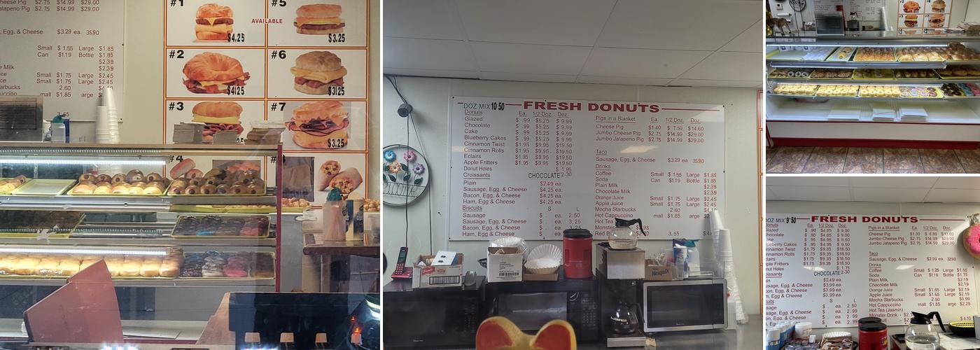 Fresh Donuts Menu