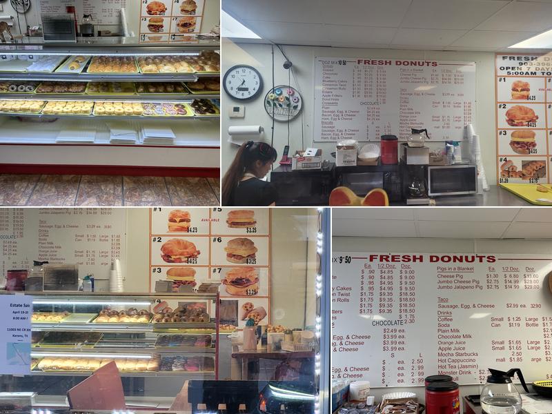 Fresh Donuts Menu