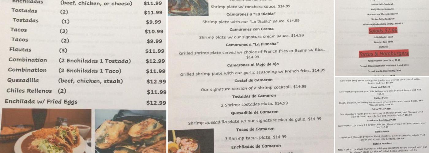 Little Bakery Menu