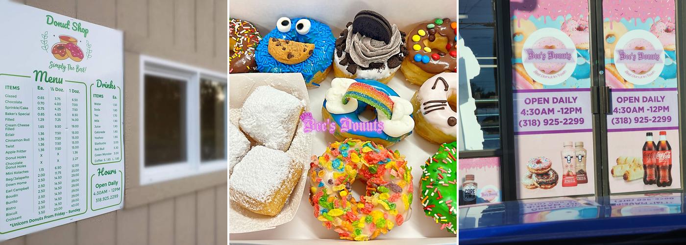 Bee’s Donuts Menu
