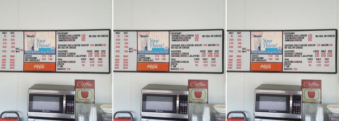 Donut Palace Menu
