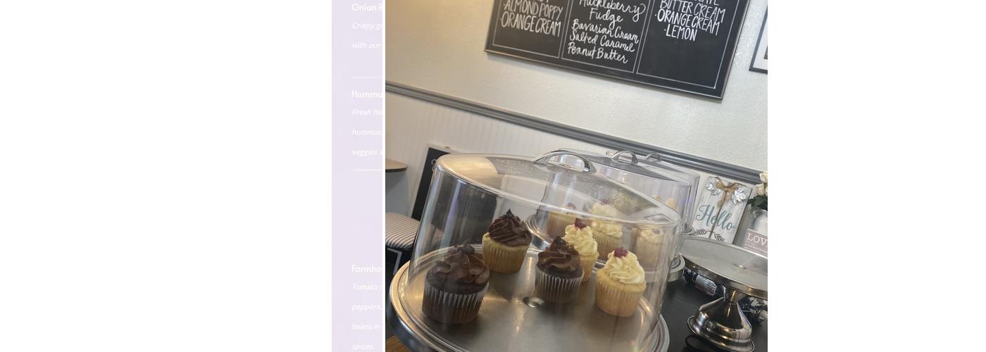 Stacies Cakes Menu