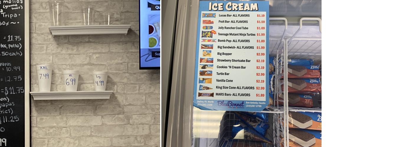 Chely’s Menu