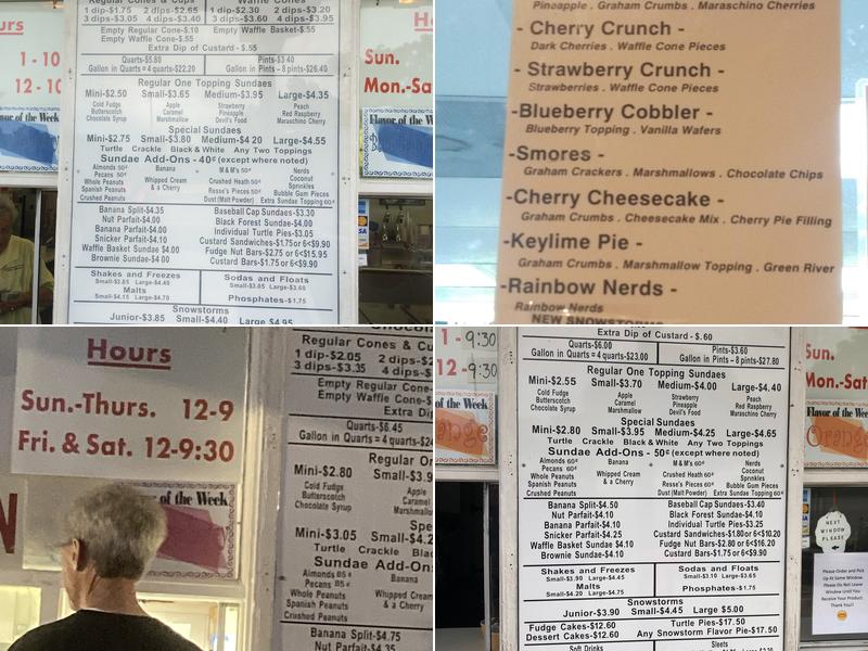 Custard Cup Menu