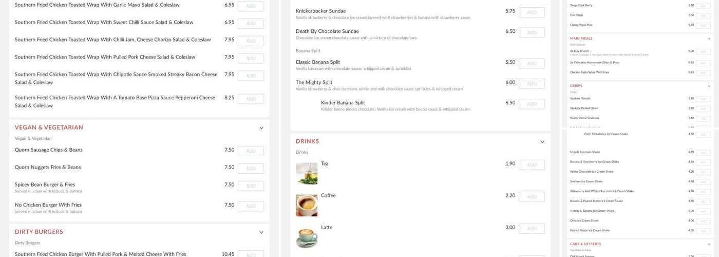 That Food Place Menu