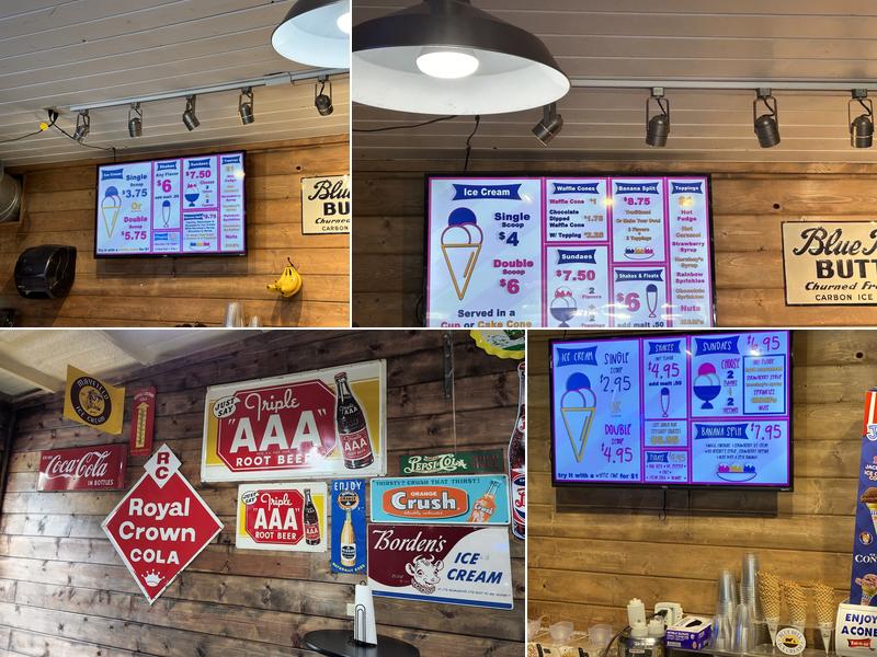 Northside Ice Cream Menu