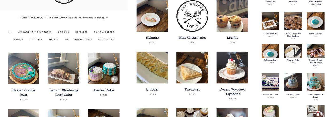 Twisted Cupcake Menu