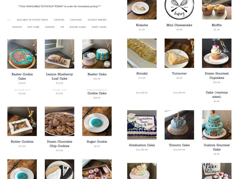 Twisted Cupcake Menu