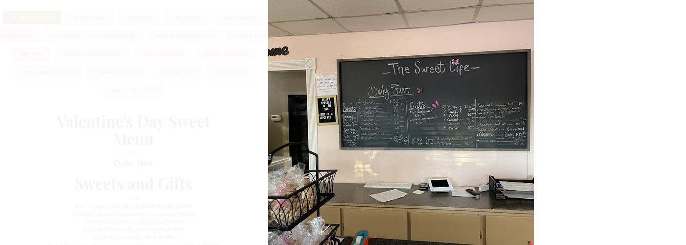 Arely's Cakes & Arrangements Menu