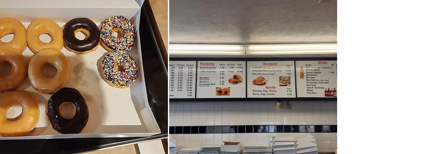 Donut Palace Menu
