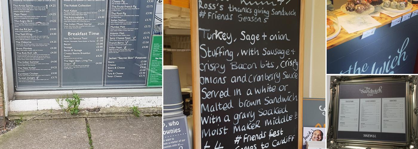 The Sandwich Co Menu