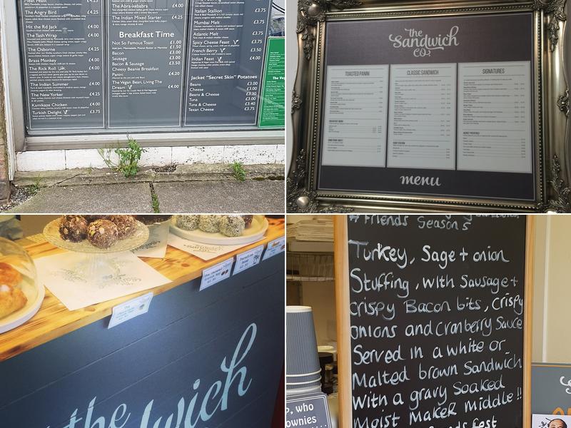 The Sandwich Co Menu