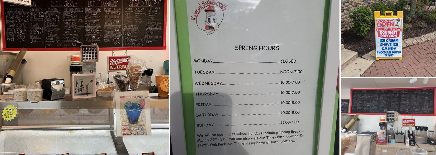 Kernel Sweetooth Menu