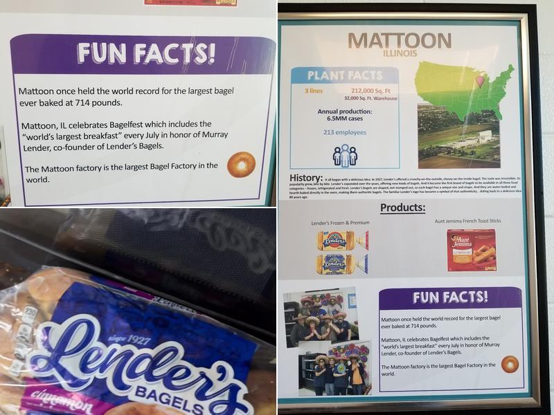 Lender's Bagels Menu