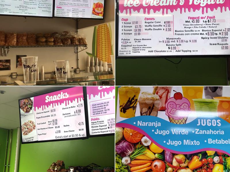 La Michoacana Especial Menu