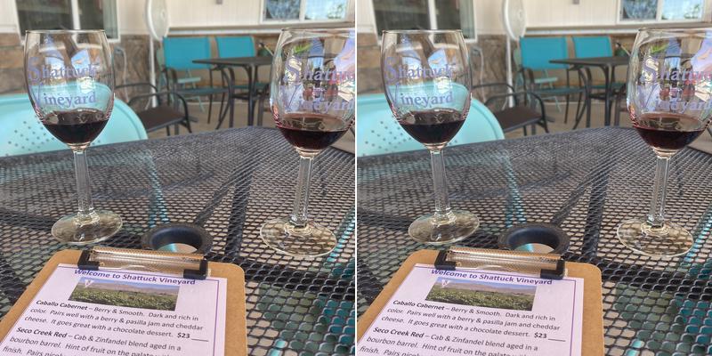 Shattuck Vineyard Menu