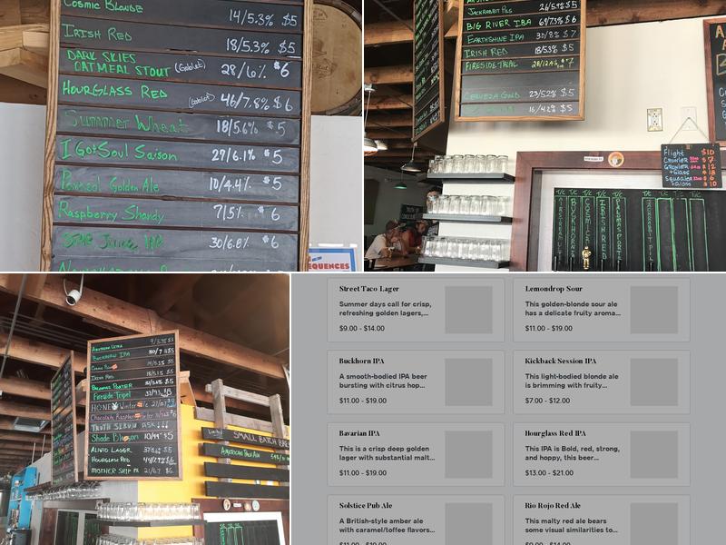 Truth or Consequences Brewing Company Menu