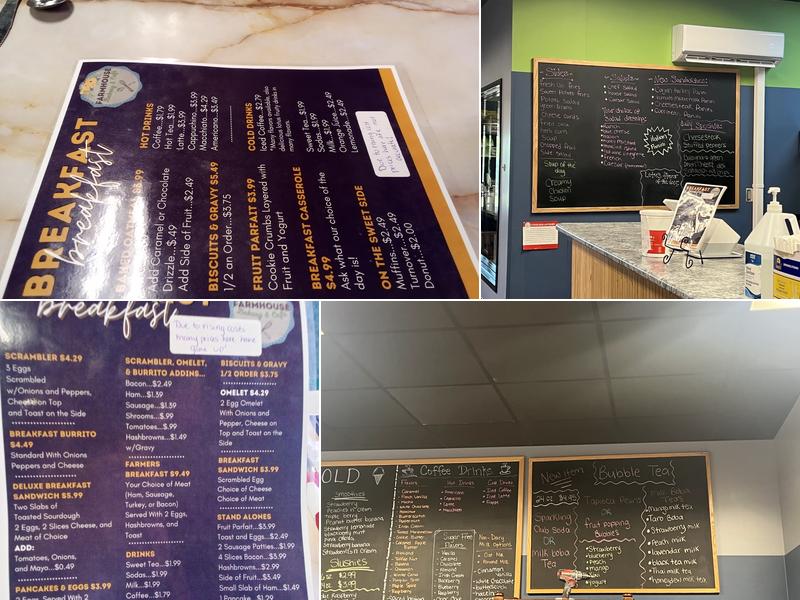 Farm House Bakery Cafe Menu