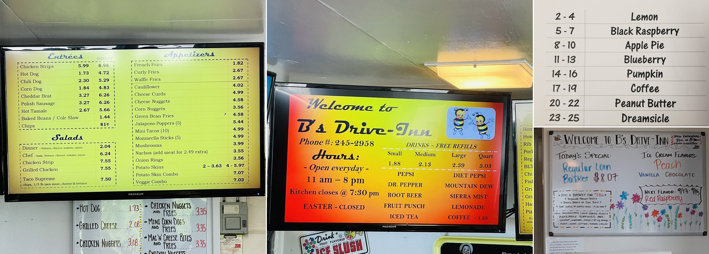 B's Drive In, Farmington - Menu, Reviews (159), Photos (55) - Restaurantji