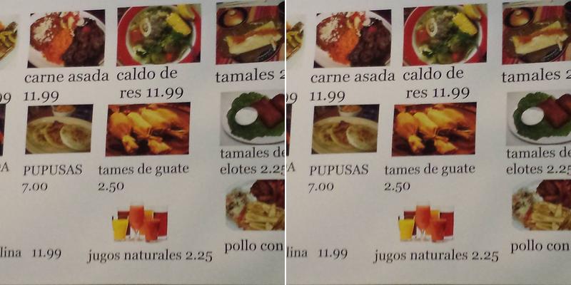 Panaderia y Pasteleria Aguila Menu