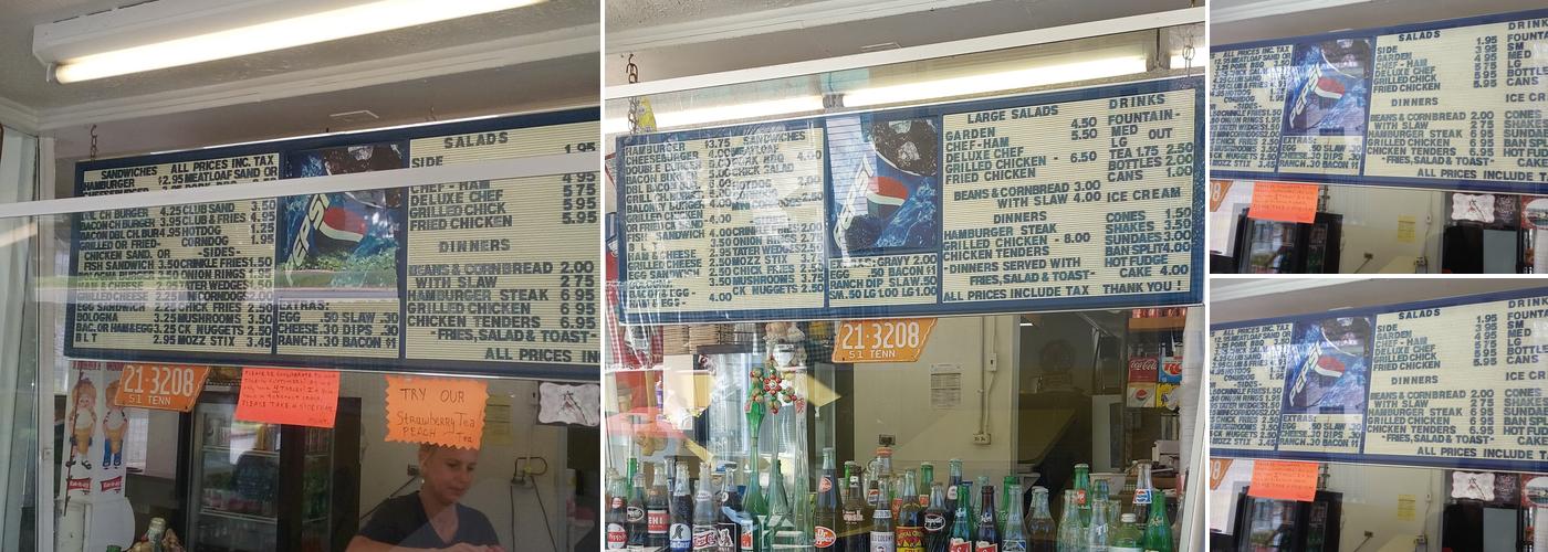 Sycamore Drive-In Menu