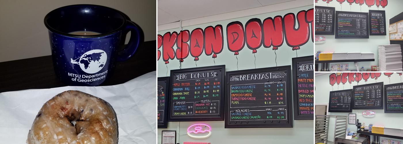 Dickson Donuts Menu