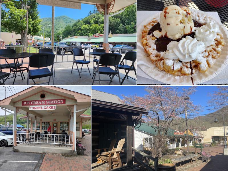 Funnel Cakes Ice Cream Station