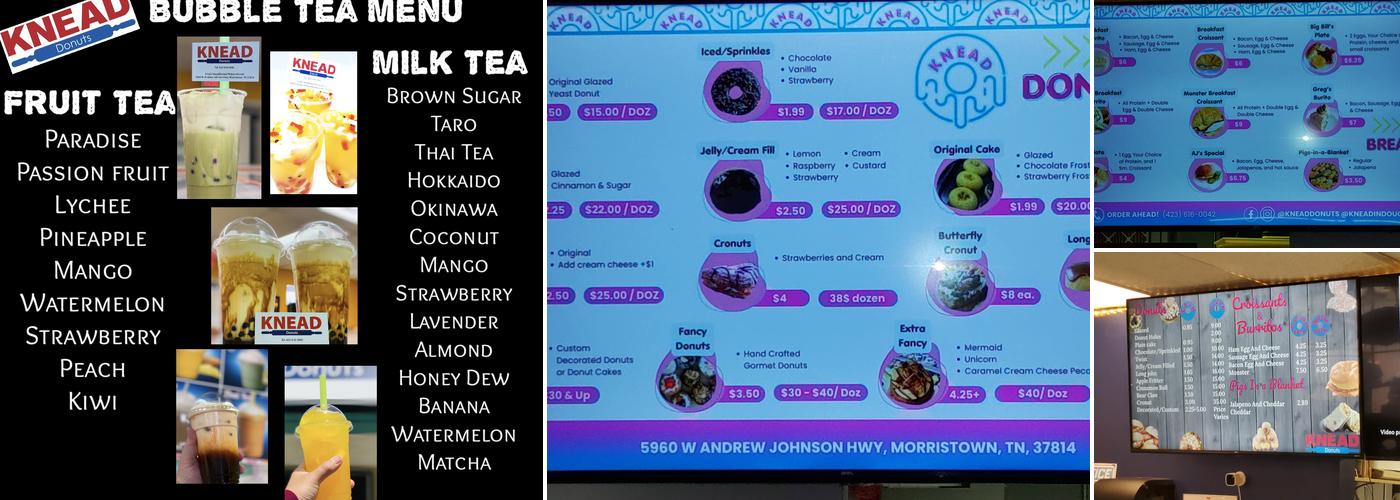 Knead Donuts Menu