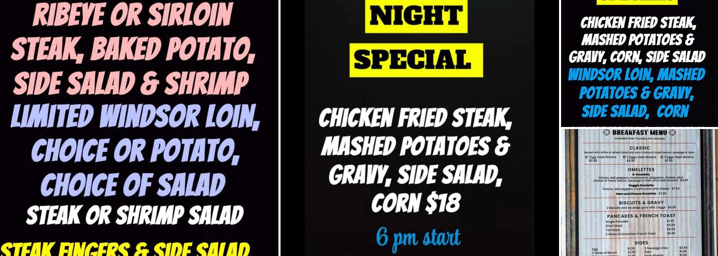 L Bow Room Menu