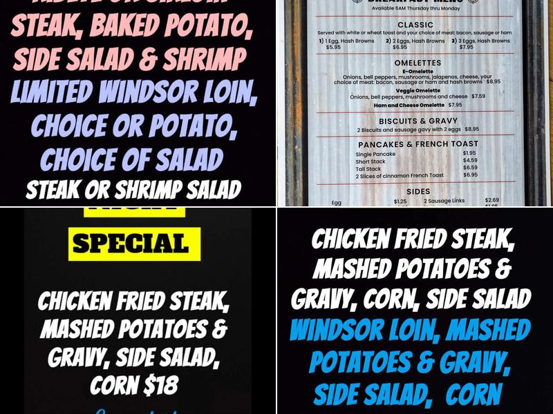 L Bow Room Menu