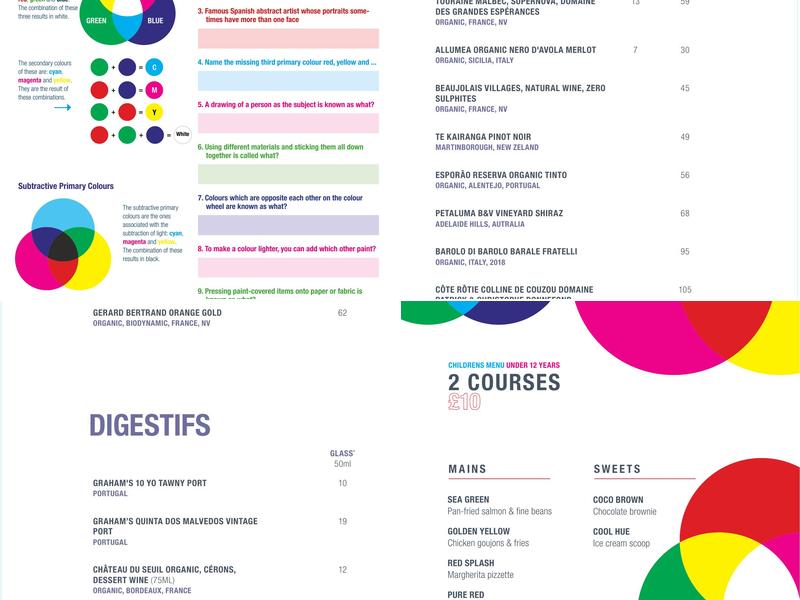 Art Yard Bar & Kitchen Menu