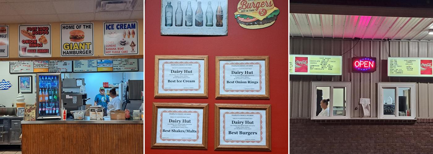 Dairy Hut Menu