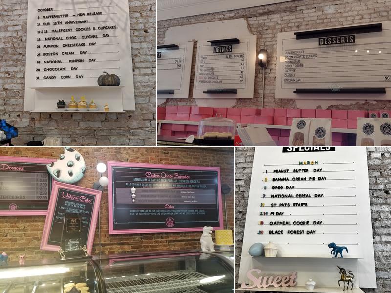 Designer Desserts Menu