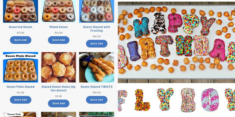 Flyboy Donuts Menu