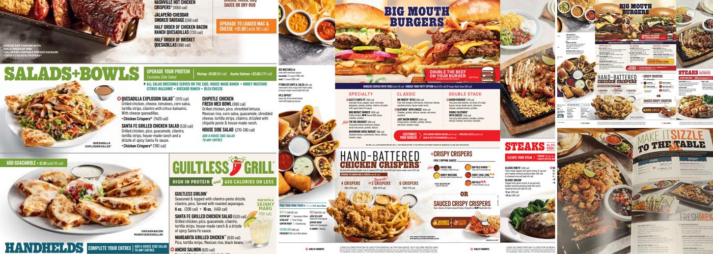 Chili's Grill & Bar Menu