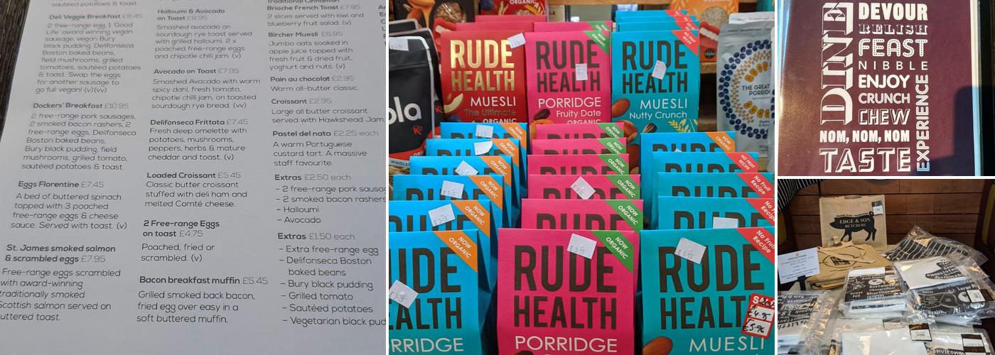 Delifonseca Dockside Menu