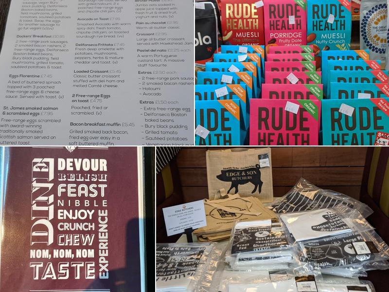 Delifonseca Dockside Menu