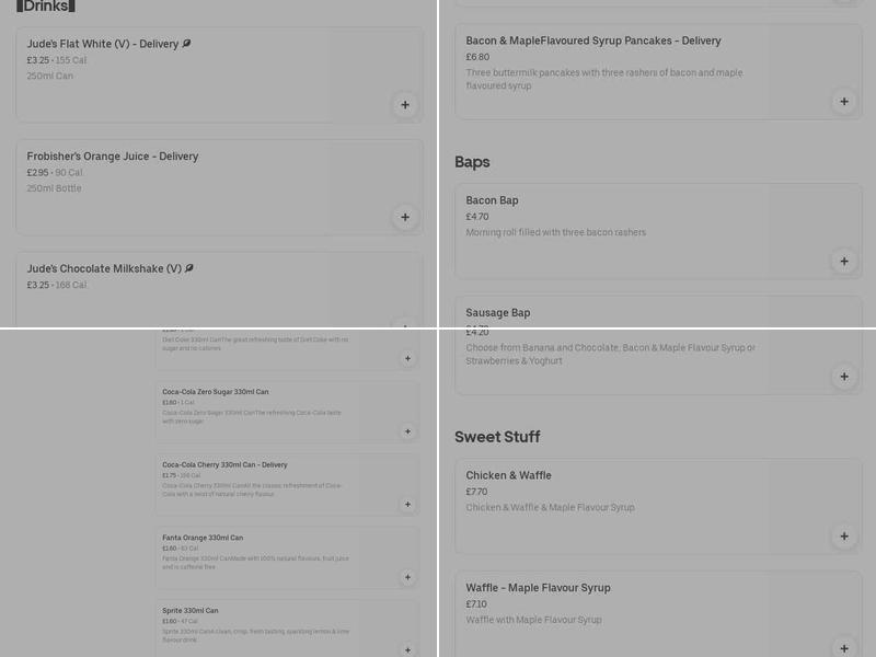 Maxim M&G Bar & Restaurant Menu