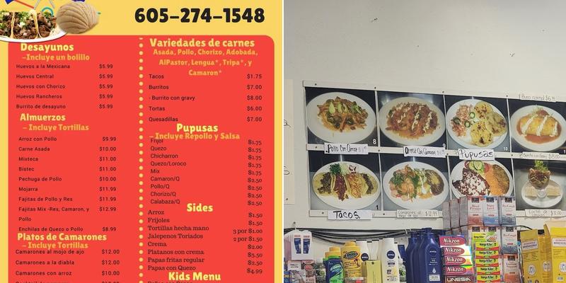 Manna Bakery Menu