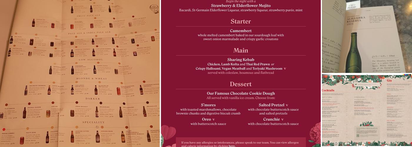 The Botanist Bar & Restaurant Chester Menu