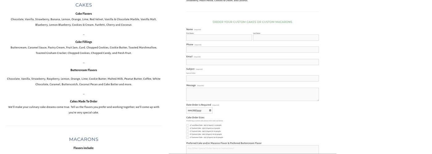 WildFlour Artisan Bakery Menu