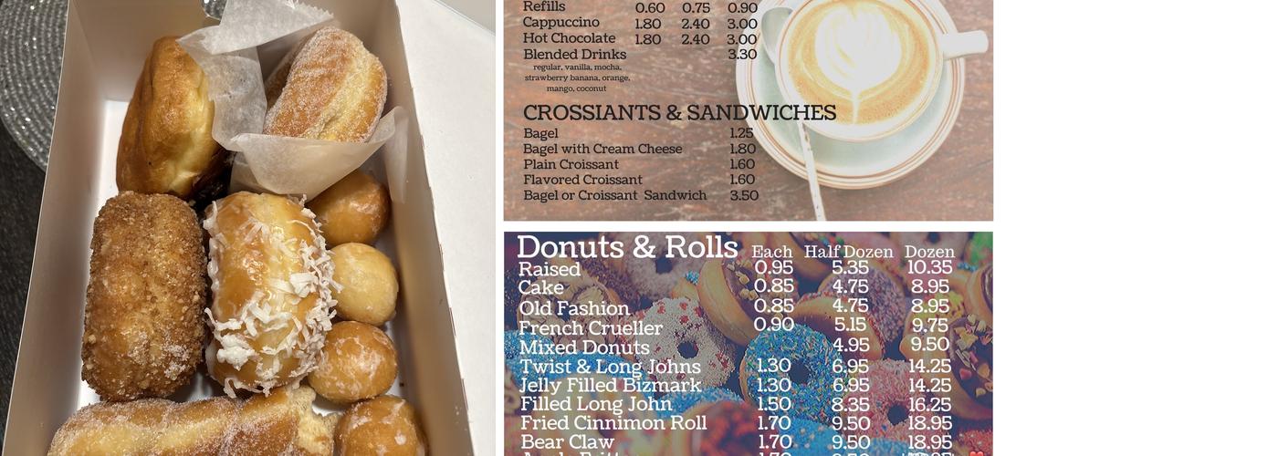 Delight Donuts Menu
