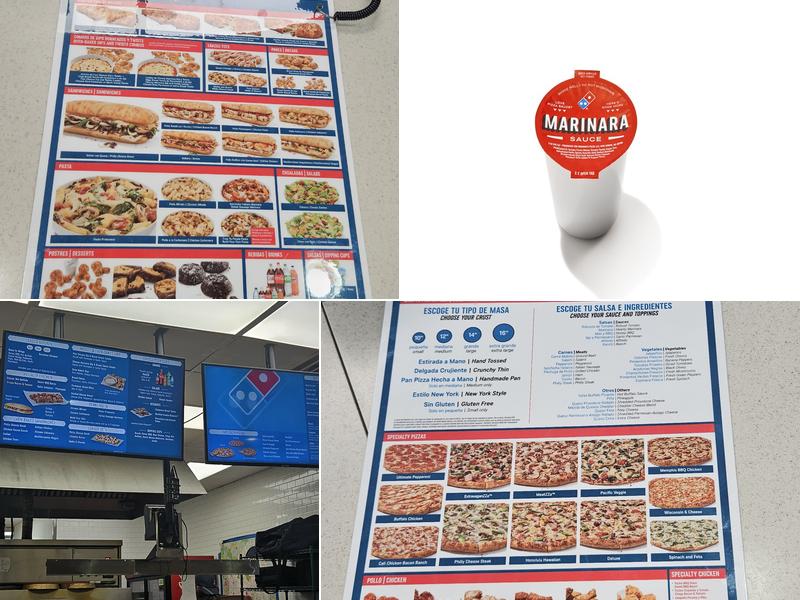 Domino's Pizza Menu