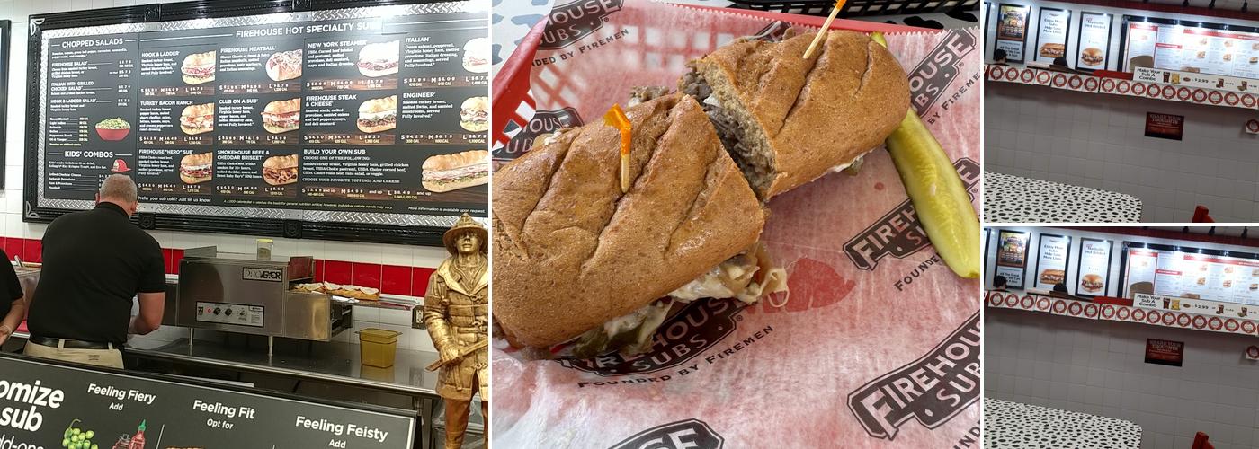 Firehouse Subs Woodstock Menu
