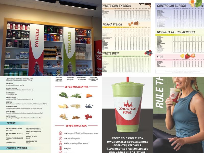Smoothie King Menu