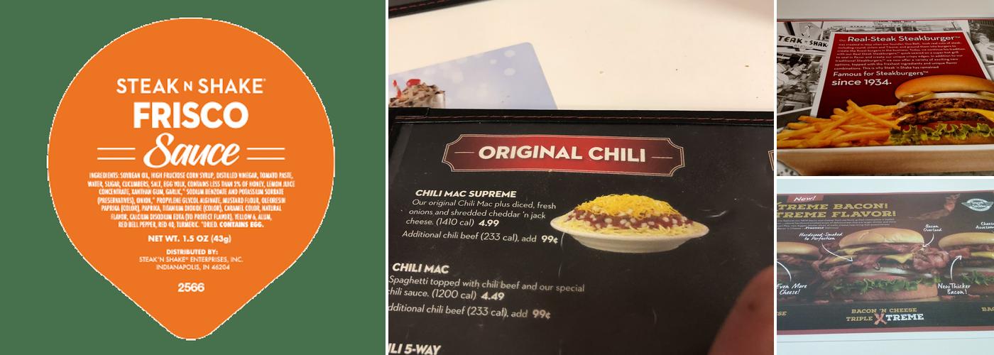 Steak 'n Shake Menu