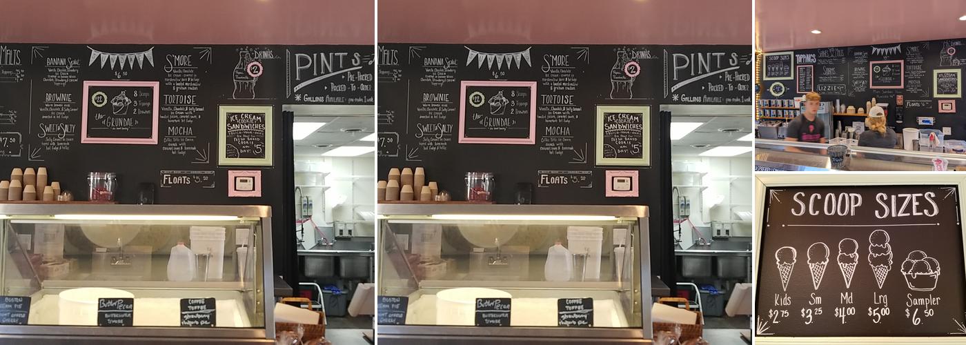 The Outside Scoop Menu